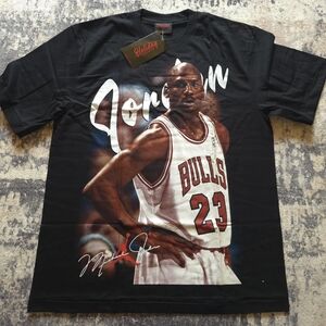 Black Graphic Jordan G.O.A.T T Shirt Size XL